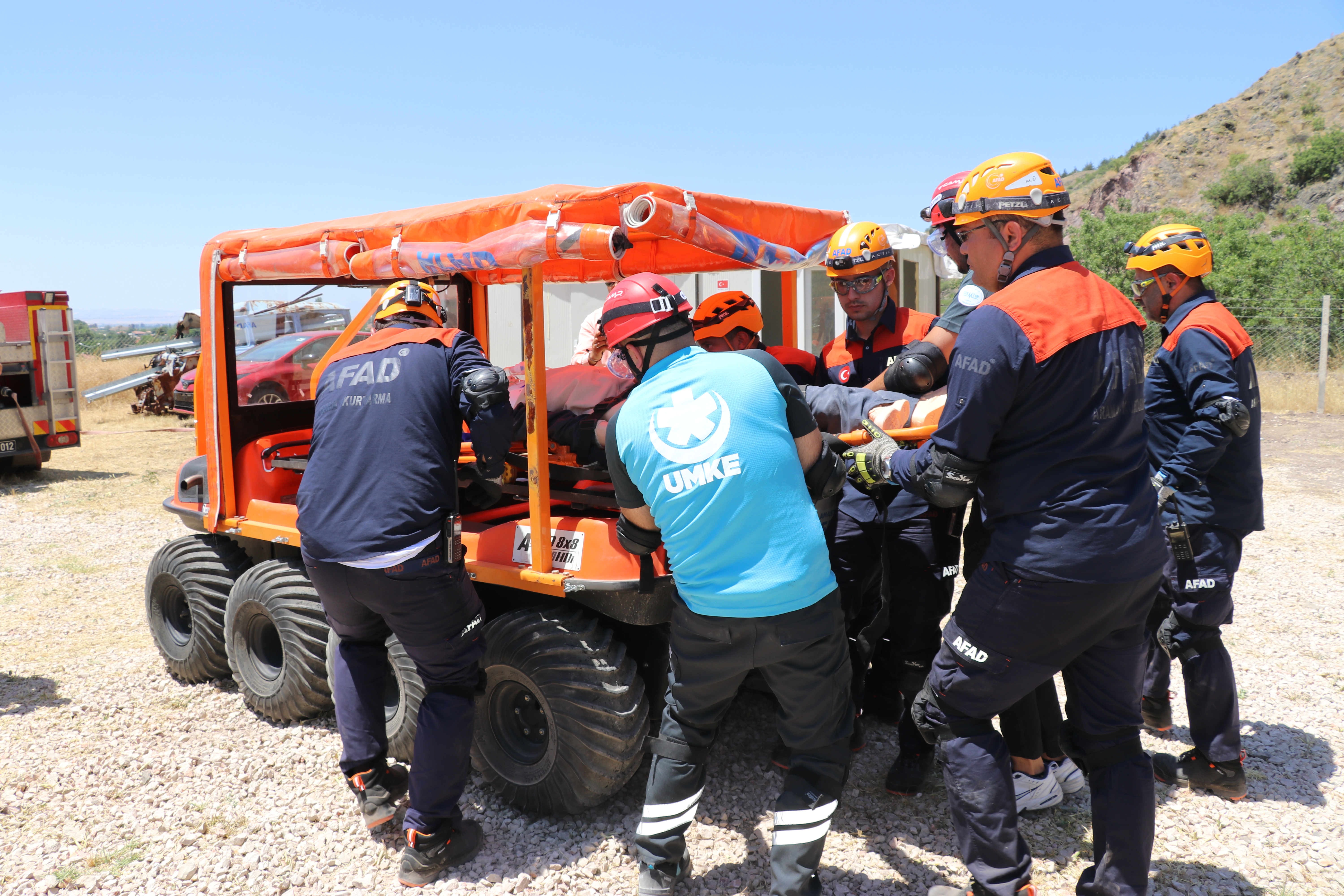 Sinop AFAD ekipleri Amasya'da deprem tatbikatına katıldı