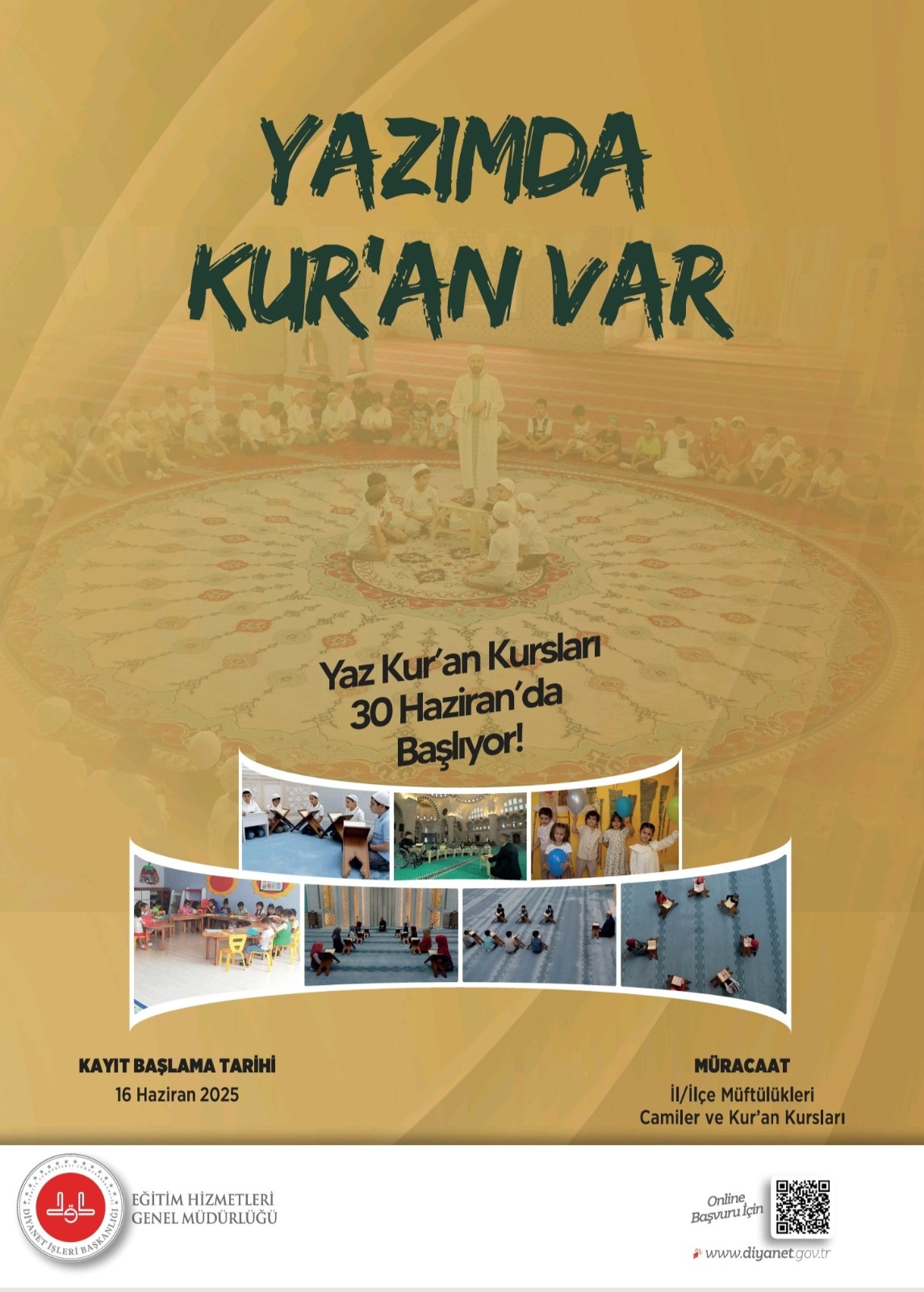 Sinop'ta Yaz Kur'an Kursları başlıyor