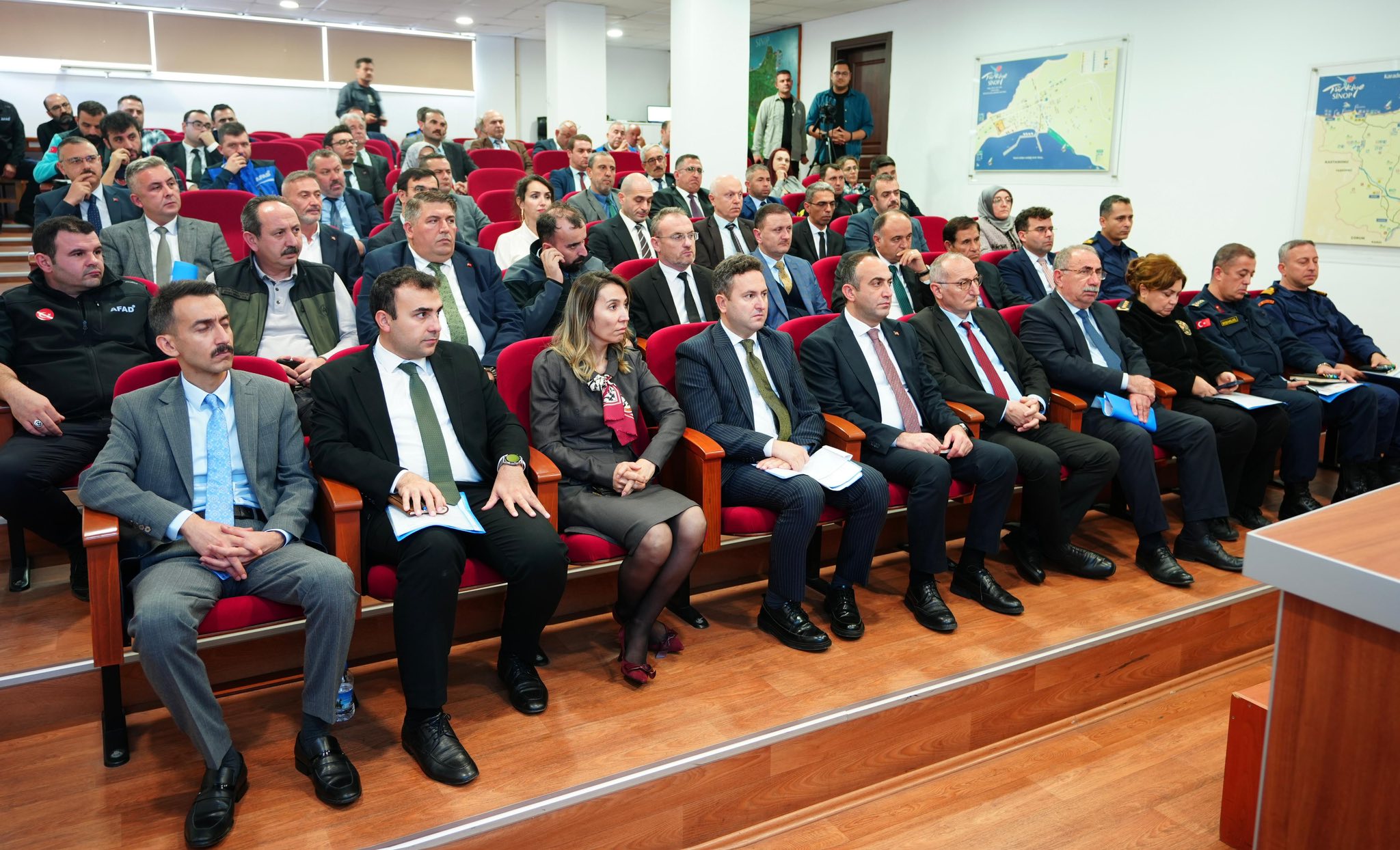 Sinop’ta afet risklerini azaltma çalışmaları masaya yatırıldı-1