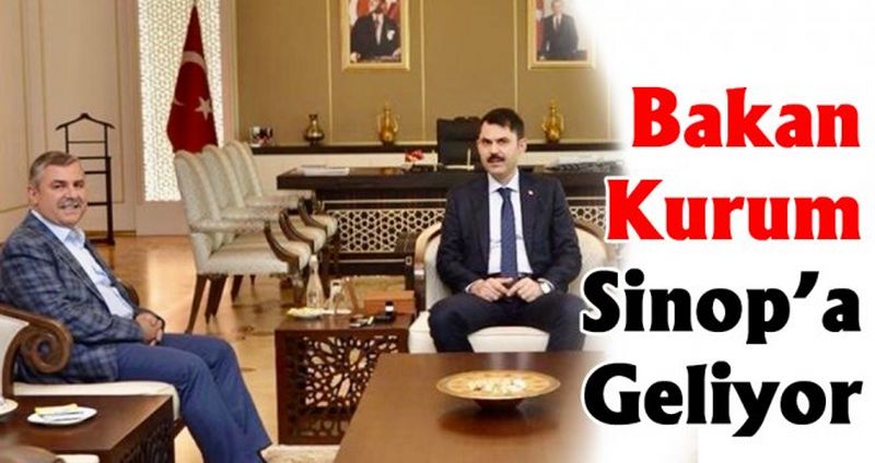 Çevre Ve Şehircilik Bakanı Murat Kurum Sinop’a Geliyor