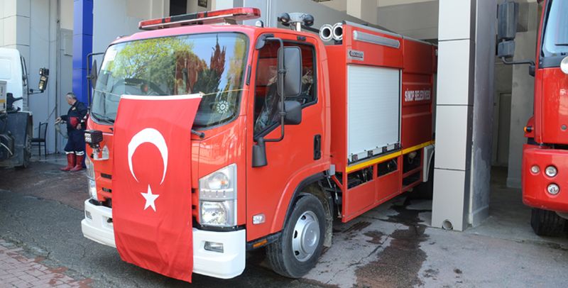 SİNOP’A YENİ İTFAİYE ARACI KAZANDIRILDI