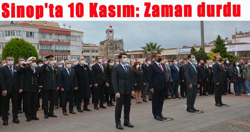 Sinop'ta 10 Kasım: Zaman durdu