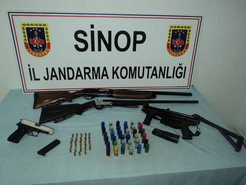 SİLAHLAR ELE GEÇİRİLDİ