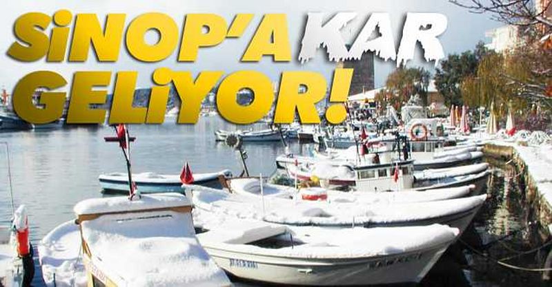 Meteoroloji açıkladı: Sinop'a kar geliyor