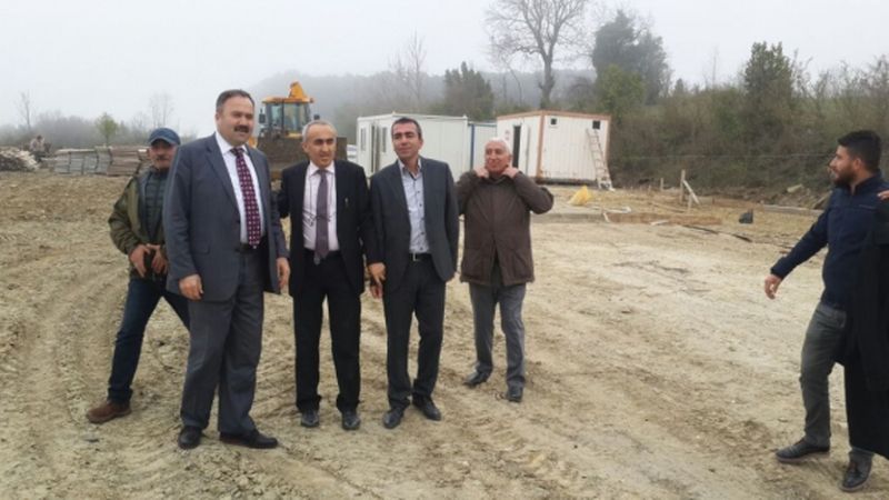 TÜRKKAN, DENİZCİLİK OKULU İNŞAATINI GEZDİ