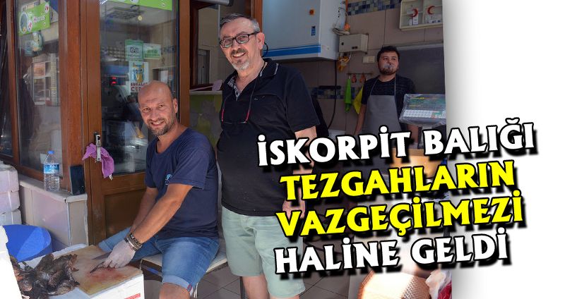 İSKORPİT BALIĞI TEZGAHLARIN VAZGEÇİLMEZİ HALİNE GELDİ