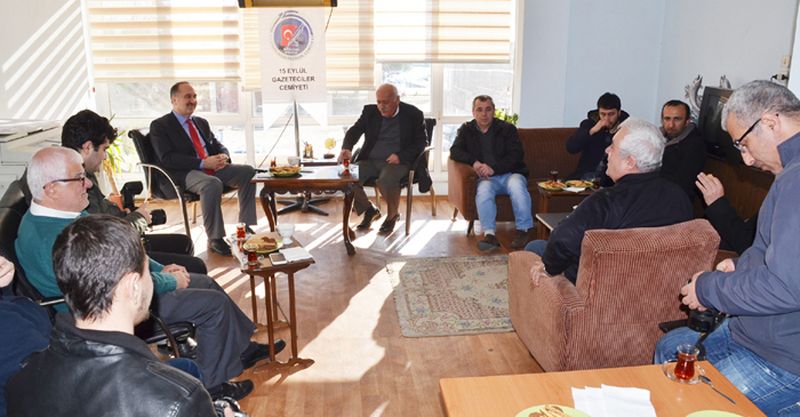DALGIN'DAN 15 EYLÜL GAZETECİLER CEMİYETİNE ZİYARET