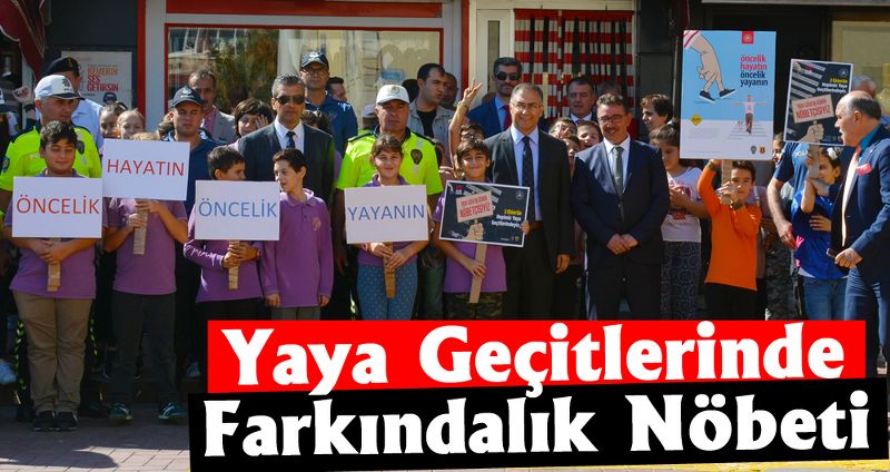 Yaya Geçitlerinde Farkındalık Nöbeti