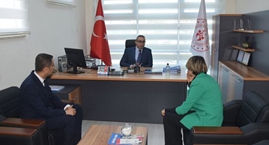 Ayancık Kaymakamı HASAR'dan, Ayancık İlçe Gençlik ve Spor Müdürlüğü'ne ziyaret
