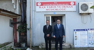 Ayancık Kaymakamı Hasar ziyaretlere devam ediyor