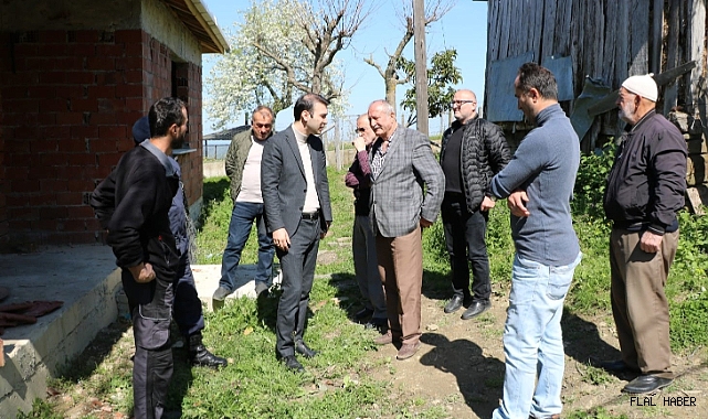ERFELEK KAYMAKAMI MUSTAFA DÜZGÜN, ABDURRAHMANPAŞA KÖYÜNDE EVİ YANAN VATANDAŞI ZİYARET ETTİ