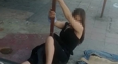 Genç kızı uyuşturucu bu hale getirdi