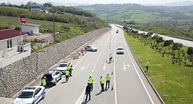 Sinop’a bayramda 47 bin araç geldi