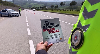 Sinop'ta Ramazan Bayramı trafik denetimleri