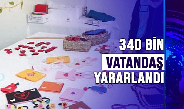 340 BİN VATANDAŞ YARARLANDI