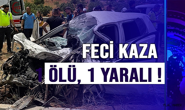 Asfalt Döküm Kamyonuyla Feci Kaza 1 Ölü, 1 Yaralı !