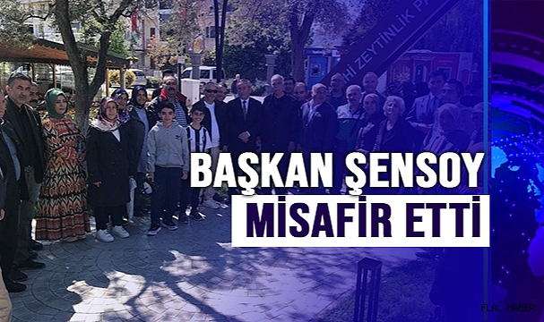 BAŞKAN ŞENSOY MİSAFİR ETTİ