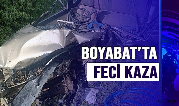 BOYABAT’TA FECİ KAZA !