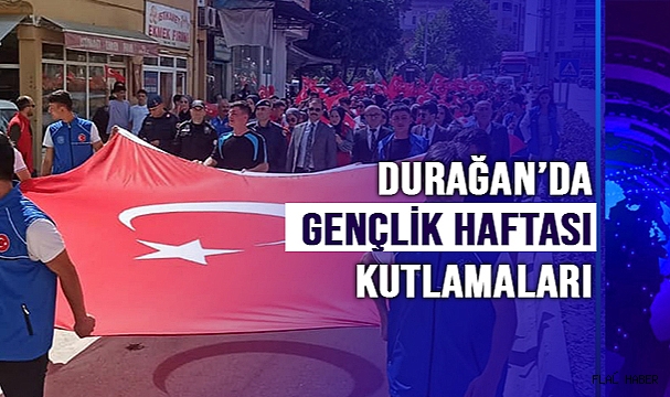DURAĞAN’DA GENÇLİK HAFTASI KUTLAMALARI