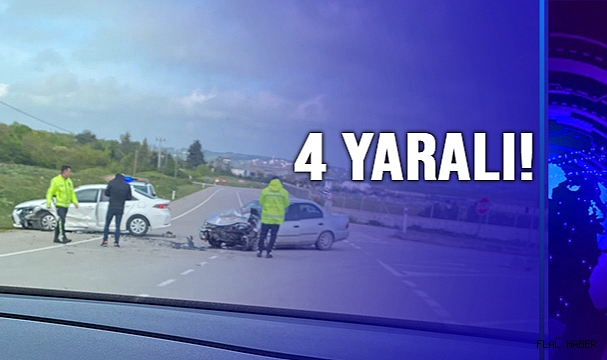 HAVALİMANI KAVŞAĞINDA TRAFİK KAZASI!
