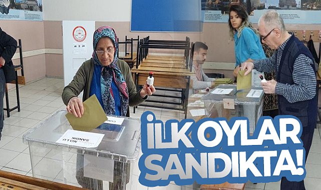 İlk oylar sandıkta!