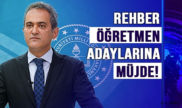 REHBER ÖĞRETMEN ADAYLARINA MÜJDE