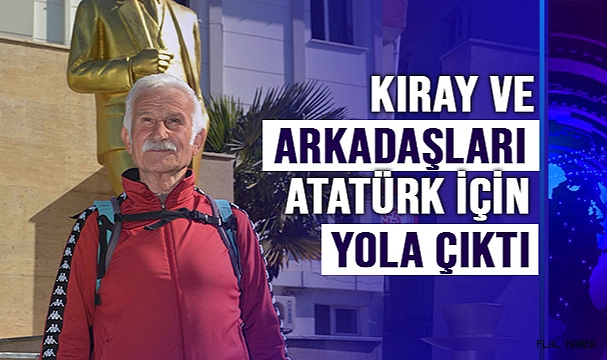 REKORTMEN YÜRÜYÜŞÇÜ YOLA ÇIKTI