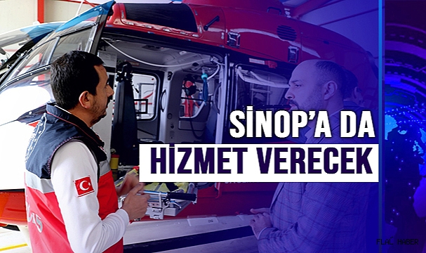 SAMSUN'A YENİ AMBULANS HELİKOPTER