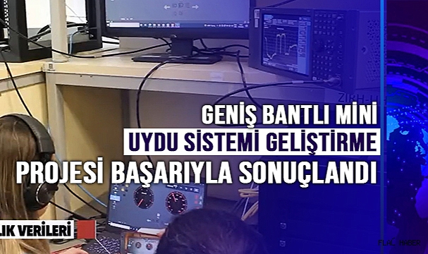 Savunma Sanayii Başkanı Demir: "Geniş bantlı mini uydu sistemi geliştirme projemiz başarıyla sonuçlandı"