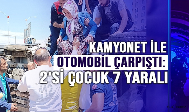 Siirt’te kamyonet ile otomobil çarpıştı: 2'si çocuk 7 yaralı