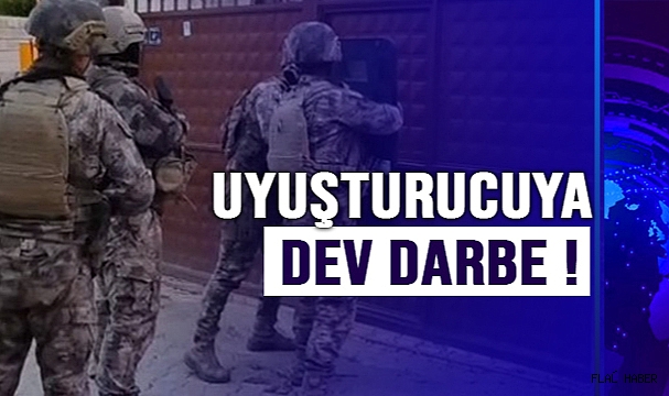 Sınır ilçesinde uyuşturucu tacirlerine darbe