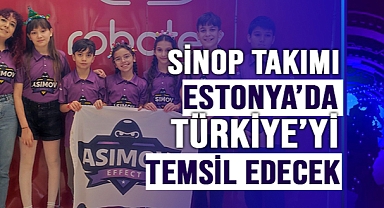 Sinoplu robotik takımı Estonya’ya gidecek