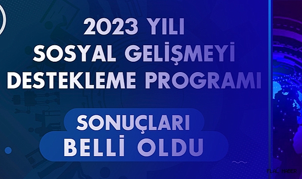 SOGEP PROGRAMI  SONUÇLARI AÇIKLANDI