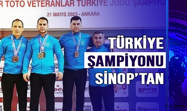 TÜRKİYE JUDO ŞAMPİYONU SİNOP’TAN