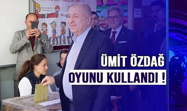 Zafer Partisi Lideri Özdağ, oyunu kullandı