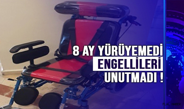 8 Ay Yürüyemedi Sağlığına Kavuşunca Engellileri Unutmadı !