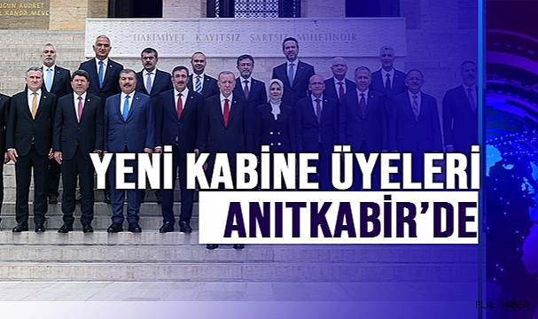 Cumhurbaşkanlığı Kabinesi Anıtkabir’de