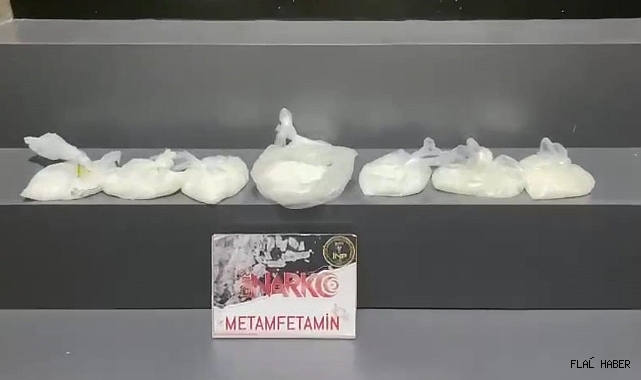 İzmir'de 2 kilo metamfetamin ele geçirildi