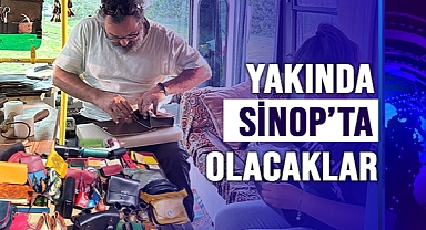 Karavanı atölyeye dönüştürdüler, ürettikleri ürünleri satarak dünyayı geziyorlar