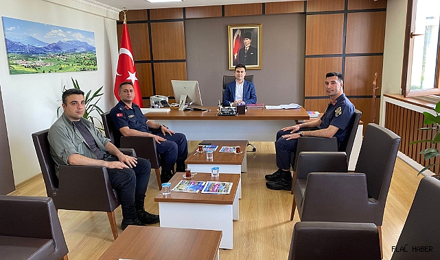 KAYMAKAM KALKANLIYA VEDA ZİYARETİ