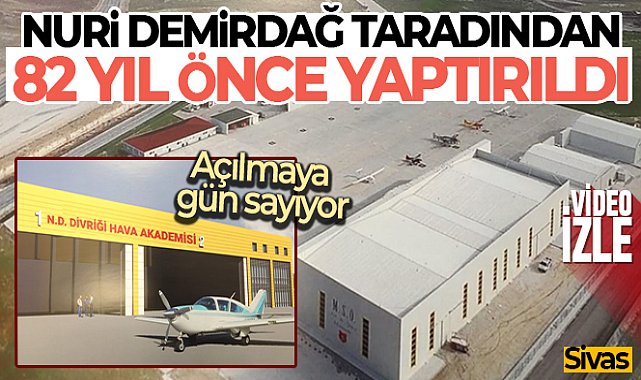 Nuri Demirağ tarafından 82 yıl önce yaptırıldı, açılmaya gün sayıyor