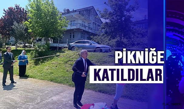 PİKNİĞE KATILDILAR