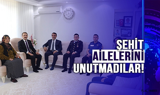 ŞEHİT AİLELERİNİ UNUTMADILAR!