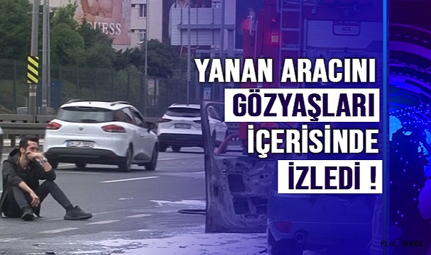 Seyir Halindeki Otomobil Alev Alev Yandı !