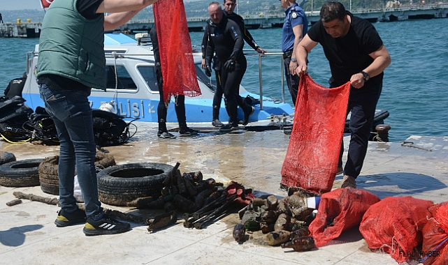 SİNOP’TA ÇEVRE HAFTASI'NDA SUALTI TEMİZLİĞİ