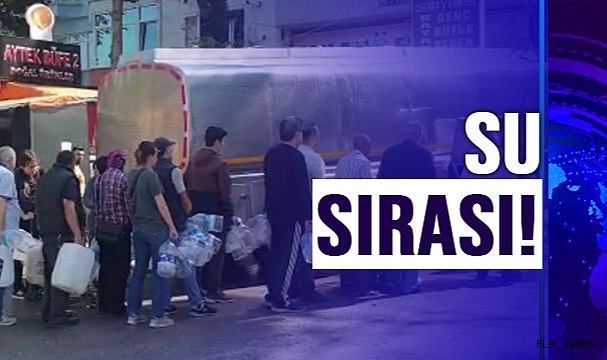 SİNOP'TA SU KUYRUĞU!