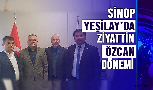 SİNOP YEŞİLAY’DA BAYRAK DEĞİŞİMİ