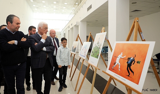 SİNOPLU AKTAŞ KARİKATÜR YARIŞMASINDA ÖDÜL ALDI