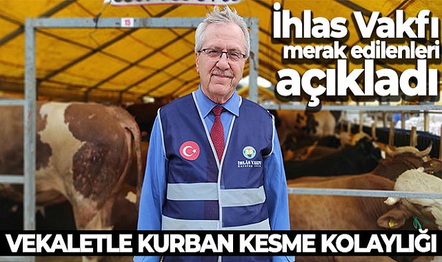 Vekaletle kurban kesme kolaylığı