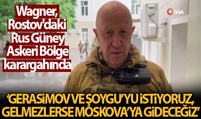 Wagner, Rostov'daki Rus Güney Askeri Bölge karargahında